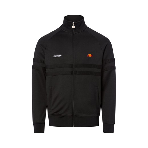 ellesse Bluza męska - Rimini Mężczyźni czarny jednolity ze sklepu vangraaf w kategorii Bluzy męskie - zdjęcie 185699346