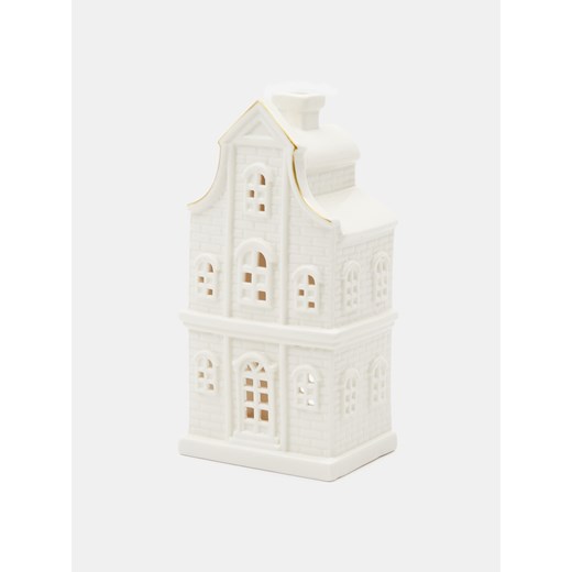 Sinsay - Świecznik w kształcie domku - kremowy Sinsay One Size Sinsay