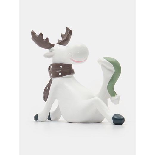 Sinsay - Dekoracja świąteczna w kształcie renifera - biały Sinsay One Size Sinsay