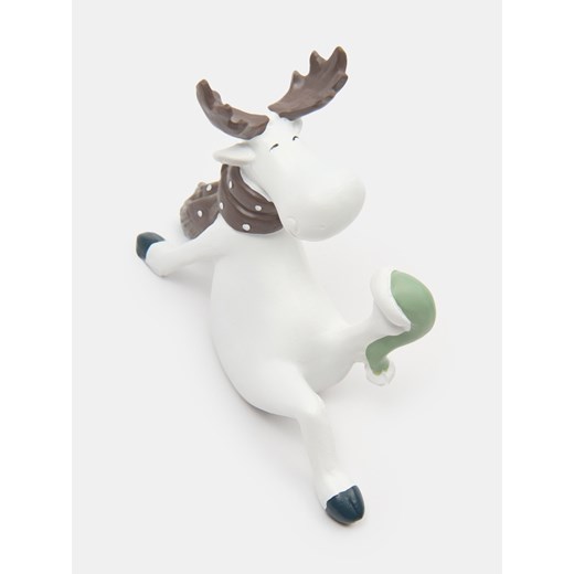 Sinsay - Dekoracja świąteczna w kształcie renifera - biały Sinsay One Size Sinsay