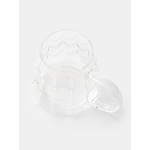 Sinsay - Szklany kubek z uchem w kształcie choinki - biały Sinsay One Size Sinsay