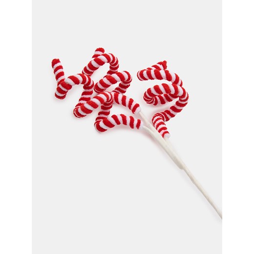 Sinsay - Dekoracja świąteczna - czerwony Sinsay One Size Sinsay