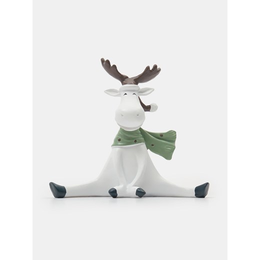 Sinsay - Dekoracja świąteczna w kształcie renifera - biały Sinsay One Size Sinsay