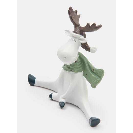 Sinsay - Dekoracja świąteczna w kształcie renifera - biały Sinsay One Size Sinsay
