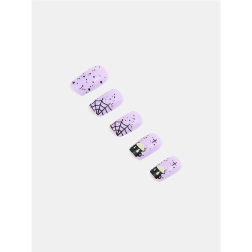 Sinsay - Sztuczne paznokcie ze wzorkiem halloweenowym - wielobarwny ze sklepu Sinsay w kategorii Sztuczne paznokcie - zdjęcie 185702416