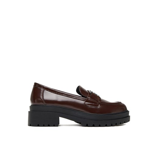 Loafersy Nine West CEO-KARIMA-01 Brązowy ze sklepu eobuwie.pl w kategorii Lordsy damskie - zdjęcie 185702626