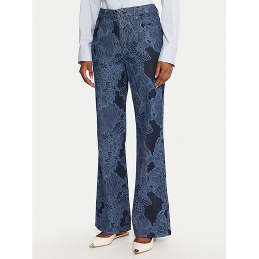 French Connection Jeansy 74ZAZ Niebieski Boot Fit ze sklepu MODIVO w kategorii Jeansy damskie - zdjęcie 185703129