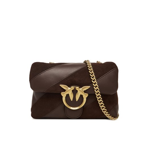 PINKO Torebka Love Puff Mini Cl AI 25-26 PLTT 100039 A2JY Brązowy ze sklepu MODIVO w kategorii Kopertówki - zdjęcie 185703139