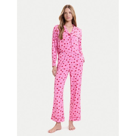 Kate Spade Piżama KSI82756 Różowy Relaxed Fit ze sklepu MODIVO w kategorii Piżamy damskie - zdjęcie 185703148