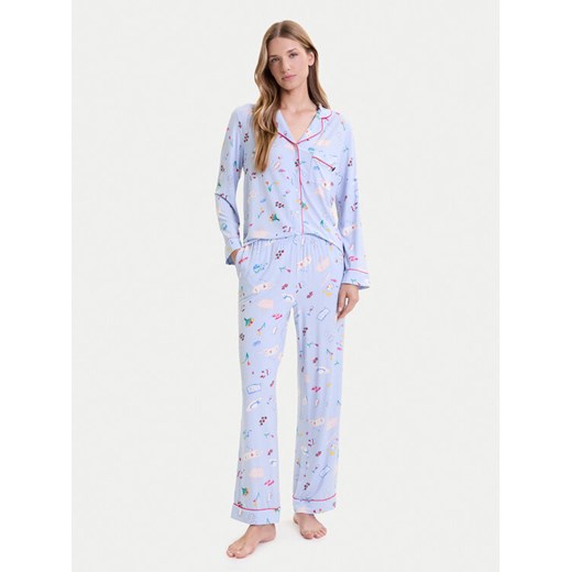 Kate Spade Piżama KSI82756 Niebieski Relaxed Fit ze sklepu MODIVO w kategorii Piżamy damskie - zdjęcie 185703149