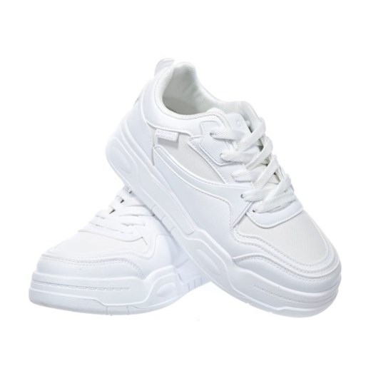 Sneakersy damskie półbuty Big Star SS274590 białe ze sklepu butyolivier w kategorii Półbuty damskie - zdjęcie 185704166