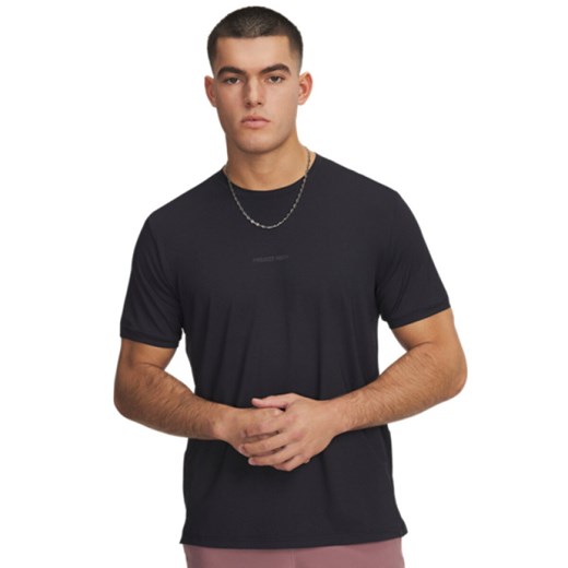 Męska koszulka treningowa Under Amrour Project Rock Iso Chill SS - czarna ze sklepu Sportstylestory.com w kategorii T-shirty męskie - zdjęcie 185704226
