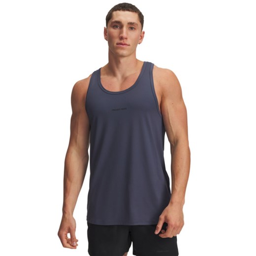 Męski top treningowy Under Armour Project Rock Iso Chill Tank - szary ze sklepu Sportstylestory.com w kategorii T-shirty męskie - zdjęcie 185704319