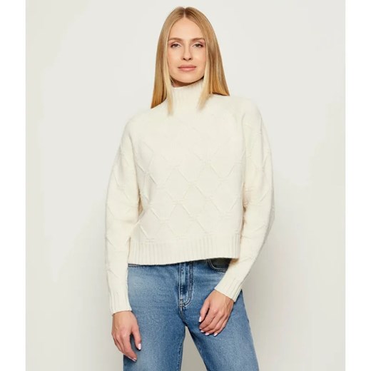 Elisabetta Franchi Wełniany golf | Oversize fit | z dodatkiem kaszmiru ze sklepu Gomez Fashion Store w kategorii Swetry damskie - zdjęcie 185704429