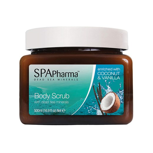 Spa Pharma by Arganicare Peeling do ciała &quot;Coconut &amp; Vanilla&quot; - 500 ml ze sklepu Limango Polska w kategorii Peelingi do ciała - zdjęcie 185705086