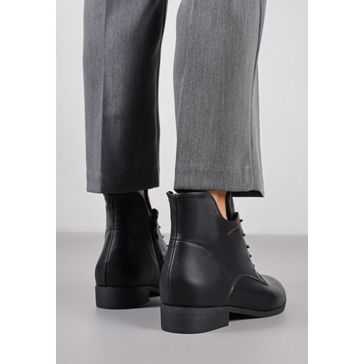 Czarne Botki Trzewiki Vices Miova Renee 36 renee.pl