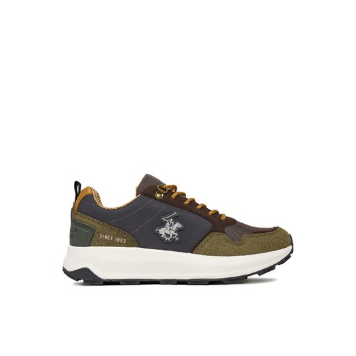Sneakersy Beverly Hills Polo Club CEO-V5-DARIO Khaki ze sklepu eobuwie.pl w kategorii Buty sportowe męskie - zdjęcie 185706337