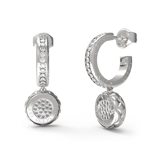 Kolczyki Guess JUBE04 596JW Srebrny ze sklepu eobuwie.pl w kategorii Kolczyki - zdjęcie 185706338