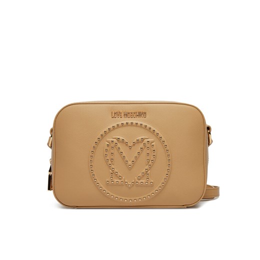 Torebka LOVE MOSCHINO JC4068PP1ML1210A Beżowy ze sklepu eobuwie.pl w kategorii Listonoszki - zdjęcie 185706348