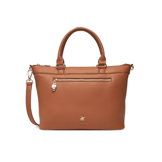 Torebka Beverly Hills Polo Club CEO-BHPC-C-006-08 Brązowy ze sklepu eobuwie.pl w kategorii Torby Shopper bag - zdjęcie 185706359