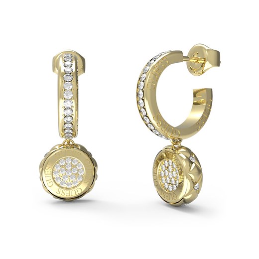 Kolczyki Guess JUBE0459 6JW Złoty ze sklepu eobuwie.pl w kategorii Kolczyki - zdjęcie 185706366