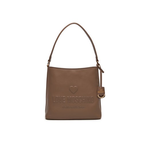 Torebka LOVE MOSCHINO JC4115PP1LL1020A Brązowy ze sklepu eobuwie.pl w kategorii Torebki damskie - zdjęcie 185706368