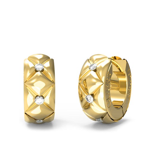 Kolczyki Guess JUBE04 590JW Złoty ze sklepu eobuwie.pl w kategorii Kolczyki - zdjęcie 185706387