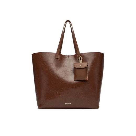 Gino Rossi Torebka C-THARAL-DA8078 Brązowy ze sklepu MODIVO w kategorii Torby Shopper bag - zdjęcie 185706836