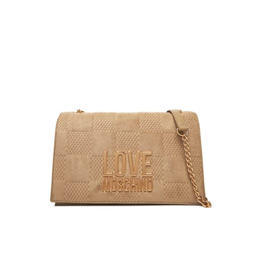 LOVE MOSCHINO Torebka JC4122PP0NKB110A Beżowy ze sklepu MODIVO w kategorii Torebki damskie - zdjęcie 185706837