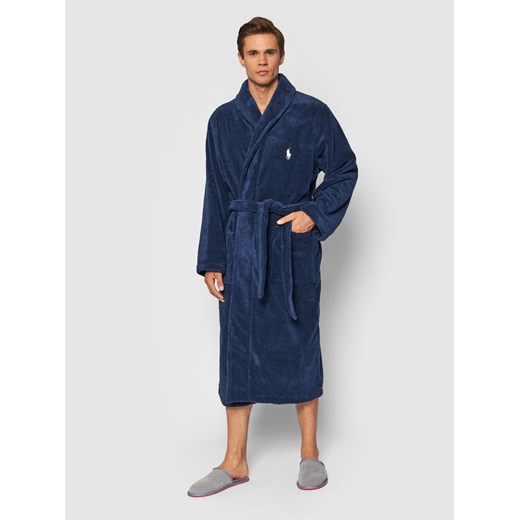 Polo Ralph Lauren Szlafrok 714853990001 Granatowy ze sklepu MODIVO w kategorii Szlafroki damskie - zdjęcie 185706889