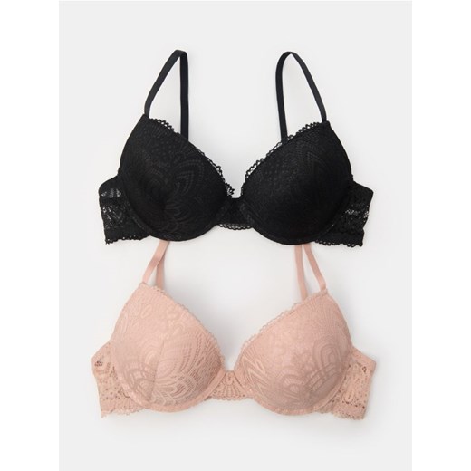 Sinsay - Biustonosze Push up 2 pack - wielobarwny ze sklepu Sinsay w kategorii Biustonosze - zdjęcie 185708409