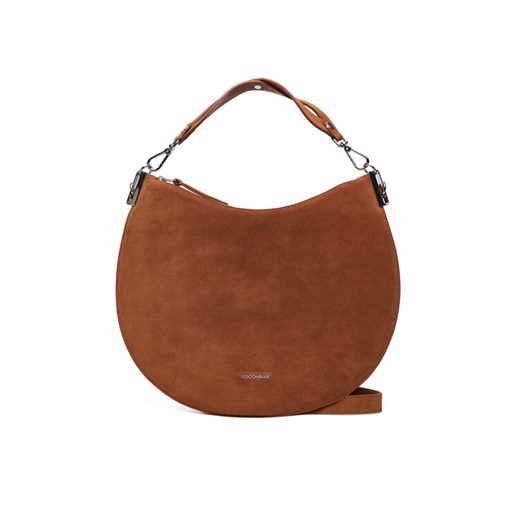 Torebka Coccinelle QKG Coccinellesunup Suede E1 QKG 13 01 01 Brązowy ze sklepu eobuwie.pl w kategorii Torby Shopper bag - zdjęcie 185709879