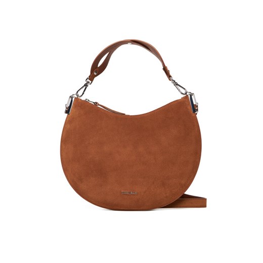 Torebka Coccinelle QKG Coccinellesunup Suede E1 QKG 13 02 01 Brązowy ze sklepu eobuwie.pl w kategorii Listonoszki - zdjęcie 185709905