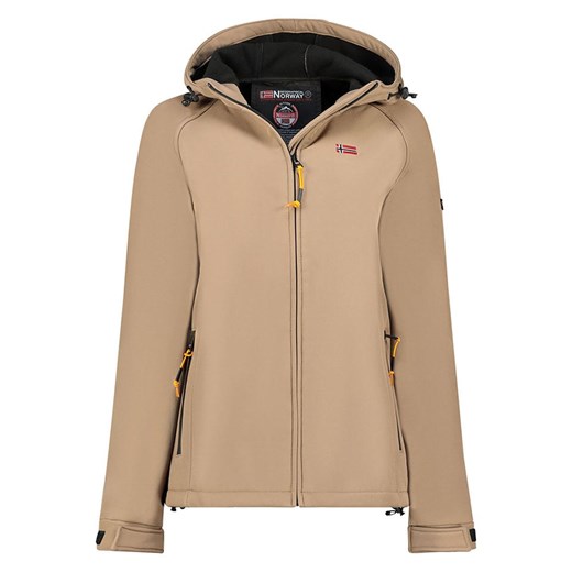 Geographical Norway Kurtka softshellowa &quot;Tamilalor&quot; w kolorze szarobrązowym ze sklepu Limango Polska w kategorii Kurtki damskie - zdjęcie 185711827