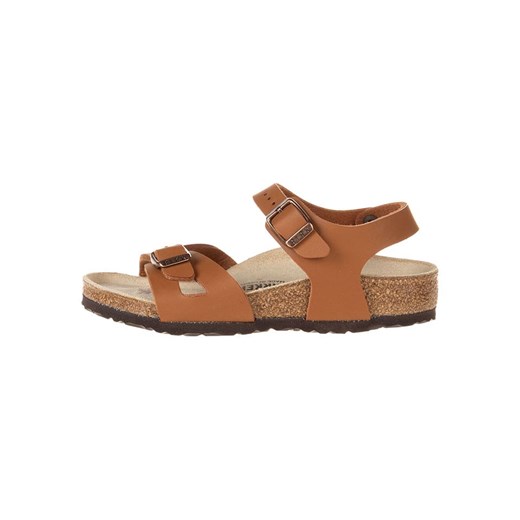 Birkenstock Skórzane sandały w kolorze jasnobrązowym ze sklepu Limango Polska w kategorii Sandały dziecięce - zdjęcie 185711889