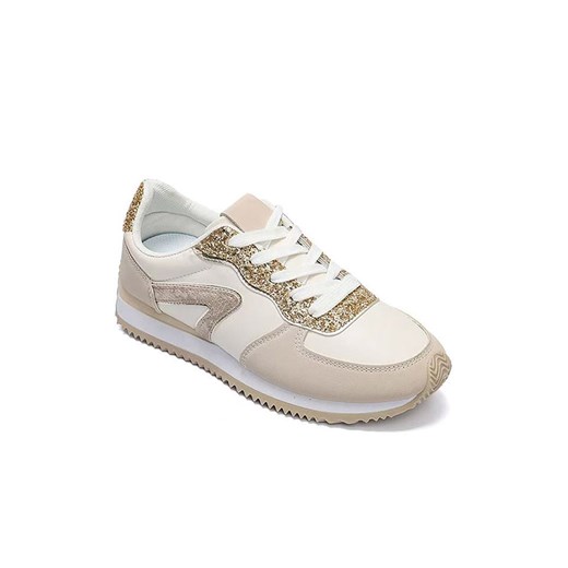 Foreverfolie Sneakersy w kolorze kremowo-złoto-beżowym ze sklepu Limango Polska w kategorii Buty sportowe damskie - zdjęcie 185711936