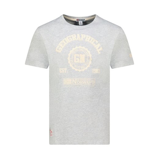 Geographical Norway Koszulka &quot;Jamilia&quot; w kolorze szarym ze sklepu Limango Polska w kategorii T-shirty męskie - zdjęcie 185711997