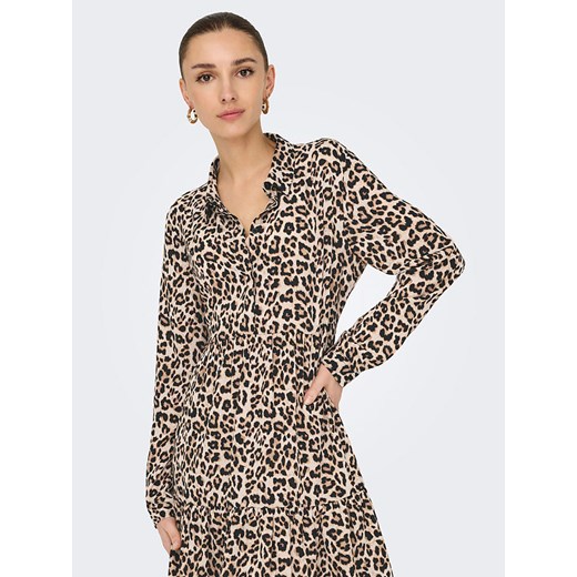 JDY Sukienka &quot;Piper&quot; w kolorze jasnobrązowym Jdy 42 Limango Polska okazja