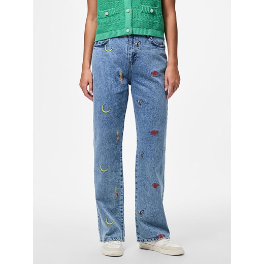Pieces Dżinsy &quot;Jidi&quot; - Regular fit - w kolorze błękitnym ze sklepu Limango Polska w kategorii Jeansy damskie - zdjęcie 185712329