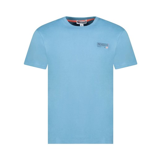 Geographical Norway Koszulka &quot;Jilva&quot; w kolorze błękitnym ze sklepu Limango Polska w kategorii T-shirty męskie - zdjęcie 185712429