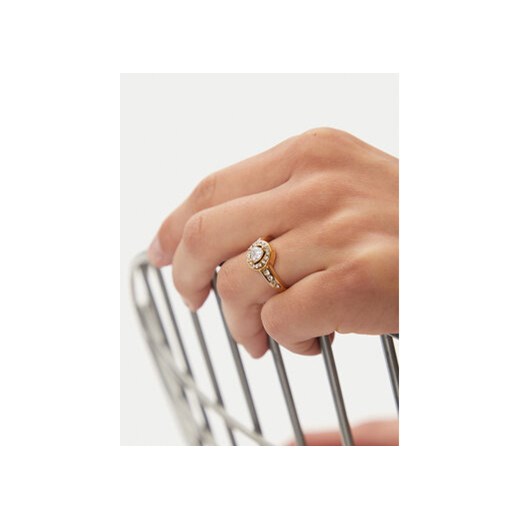 Pierścionek Guess JUBR0467 1JW Złoty Guess 52 eobuwie.pl