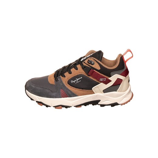 Pepe Jeans FOOTWEAR Sneakersy w kolorze antracytowo-jasnobrązowym ze sklepu Limango Polska w kategorii Buty sportowe męskie - zdjęcie 185713096
