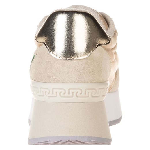 Liu Jo Skórzane sneakersy &quot;Dreamy&quot; w kolorze beżowo-złoto-zielonym Liu Jo 37 Limango Polska okazyjna cena
