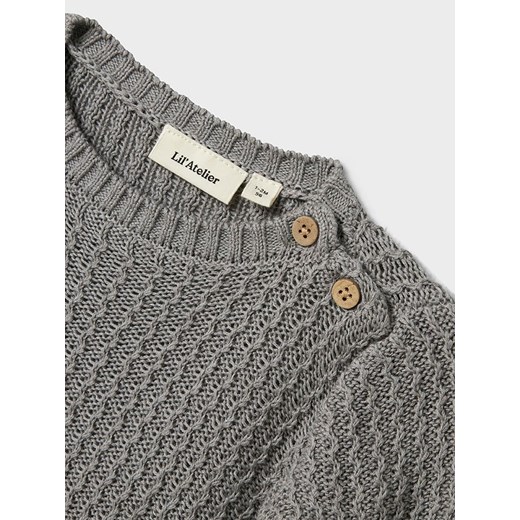 Lil Atelier Sweter &quot;Kanto&quot; w kolorze szarym Lil Atelier 80 promocyjna cena Limango Polska