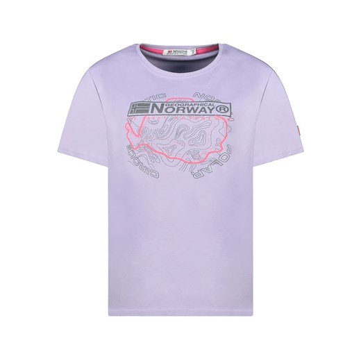 Geographical Norway Koszulka w kolorze fioletowym ze sklepu Limango Polska w kategorii Bluzki damskie - zdjęcie 185713547