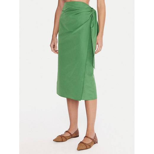 Weekend Max Mara Spódnica midi Nareste 2515101042 Zielony Regular Fit ze sklepu MODIVO w kategorii Spódnice - zdjęcie 185713669