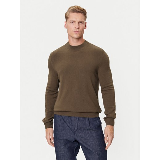 Marc O'Polo Denim Sweter 5000007280 Brązowy Regular Fit ze sklepu MODIVO w kategorii Swetry męskie - zdjęcie 185713736