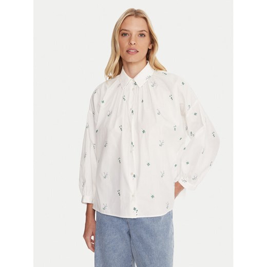 Weekend Max Mara Koszula Gilly 2515111132 Biały Relaxed Fit ze sklepu MODIVO w kategorii Koszule damskie - zdjęcie 185713746