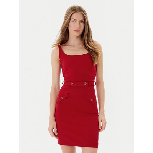 Marciano Guess Sukienka 177067 Czerwony Classic Fit ze sklepu MODIVO w kategorii Sukienki - zdjęcie 185713865