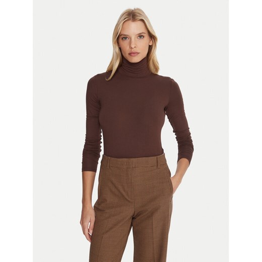 Weekend Max Mara Golf Multif 2525946022 Brązowy Slim Fit ze sklepu MODIVO w kategorii Swetry damskie - zdjęcie 185713897